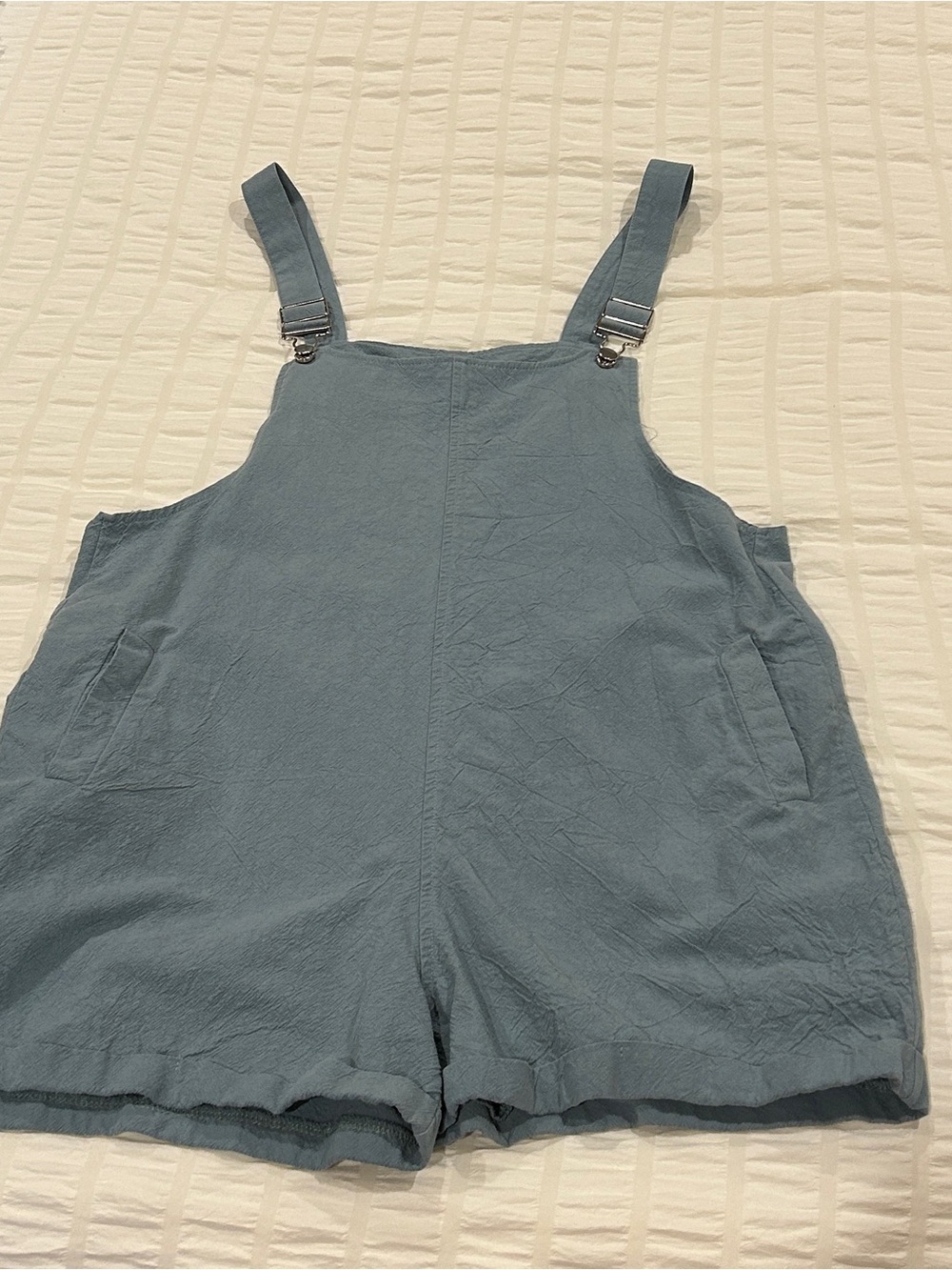 Casual Moss Green Short Overalls Romper